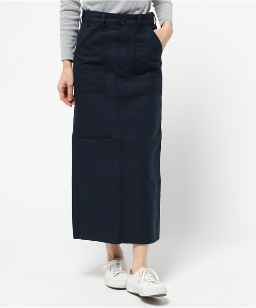 GUNG HO（ガンホー）の「BAKER SKIRT/ベイカースカート（スカート・レディース・オリーブ/ネイビー・SMALL/MEDIUM）」の2枚目の写真