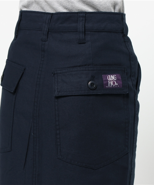 GUNG HO（ガンホー）の「BAKER SKIRT/ベイカースカート（スカート・レディース・オリーブ/ネイビー・SMALL/MEDIUM）」の7枚目の写真