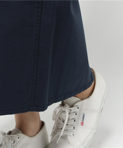 GUNG HO（ガンホー）の「BAKER SKIRT/ベイカースカート（スカート・レディース・オリーブ/ネイビー・SMALL/MEDIUM）」の9枚目の写真