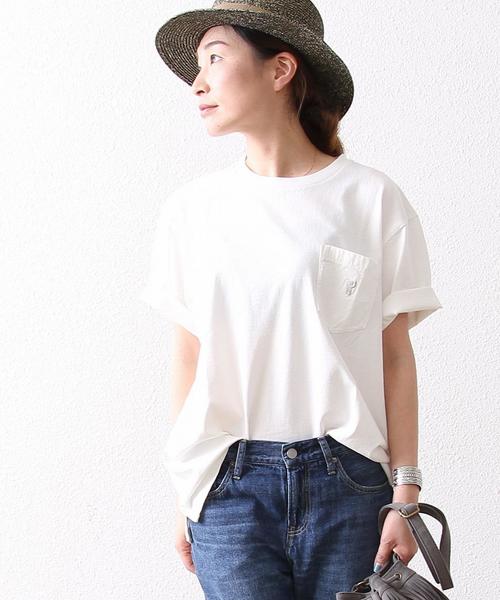 coen(コーエン)の「オーバーダイビッグT(Tシャツ/カットソー・メンズ・ホワイト/ベージュ/オリーブ/ブルー・MEDIUM/LARGE)」の8枚目の写真