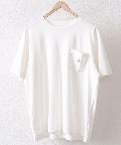 coen(コーエン)の「オーバーダイビッグT(Tシャツ/カットソー・メンズ・ホワイト/ベージュ/オリーブ/ブルー・MEDIUM/LARGE)」の18枚目の写真