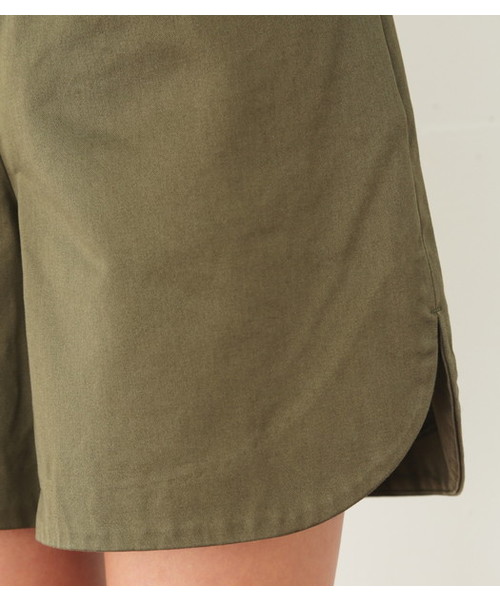 SLY(スライ)の「ROUND SLIT CULOTTE(その他パンツ・レディース・ブラック/ベージュ/カーキ・1/2/0)」の9枚目の写真