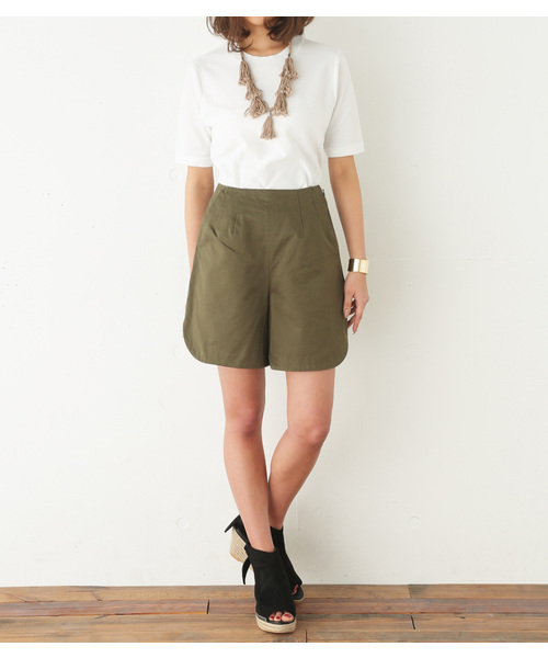 SLY(スライ)の「ROUND SLIT CULOTTE(その他パンツ・レディース・ブラック/ベージュ/カーキ・1/2/0)」の11枚目の写真