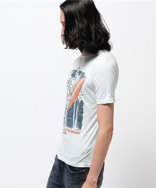 JUNK FOOD(ジャンクフード)の「STAR WARSスターウォーズ Tシャツ(Tシャツ/カットソー・メンズ・ブルー・X-SMALL)」の2枚目の写真