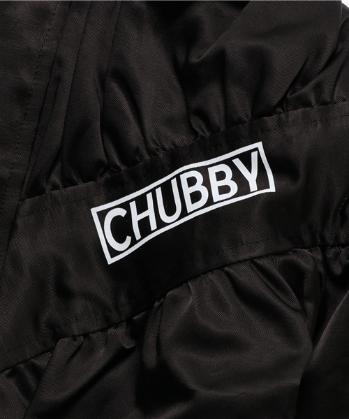 CHUBBYGANG（チャビーギャング）の「クロスギャザーフライトジャケット（ブルゾン・キッズ・ホワイト/ブラック・150/140/160/120/110/130/100）」の6枚目の写真