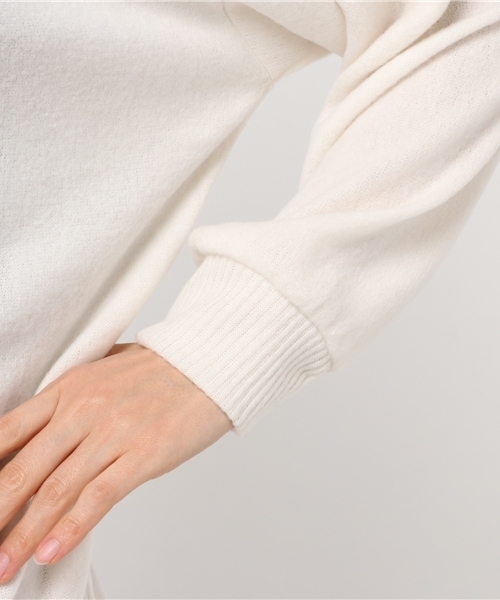 VENCEEXCHANGE（ヴァンスエクスチェンジ）の「起毛両Vニット（ニット/セーター・レディース・ワインレッド/オフホワイト/グレー/ライトブラウン/ブラック・MEDIUM）」の10枚目の写真