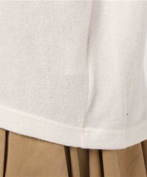 VENCEEXCHANGE（ヴァンスエクスチェンジ）の「起毛両Vニット（ニット/セーター・レディース・ワインレッド/オフホワイト/グレー/ライトブラウン/ブラック・MEDIUM）」の11枚目の写真