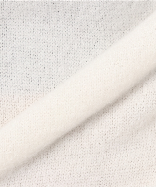 VENCEEXCHANGE（ヴァンスエクスチェンジ）の「起毛両Vニット（ニット/セーター・レディース・ワインレッド/オフホワイト/グレー/ライトブラウン/ブラック・MEDIUM）」の12枚目の写真