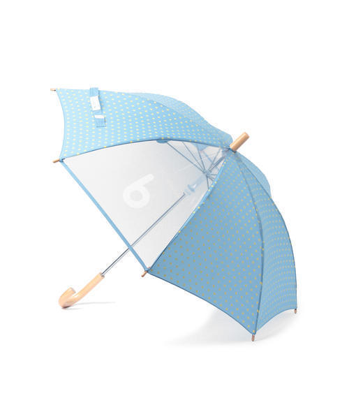 こども ビームス（コドモビームス）の「窓付き bロゴ カラー 長傘 (45～50cm)（長傘・キッズ・ブルー系その他/レッド系その他/サックスブルー/チャコールグレー/ネイビー/バイオレット・50cm/45cm）」の14枚目の写真