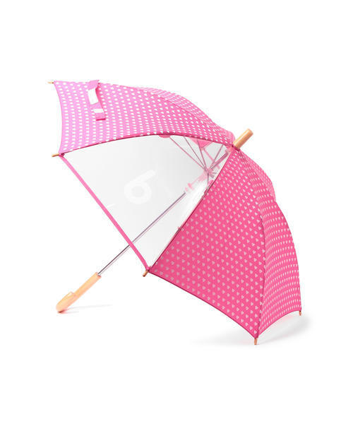 こども ビームス（コドモビームス）の「窓付き bロゴ カラー 長傘 (45～50cm)（長傘・キッズ・ブルー系その他/レッド系その他/サックスブルー/チャコールグレー/ネイビー/バイオレット・50cm/45cm）」の7枚目の写真