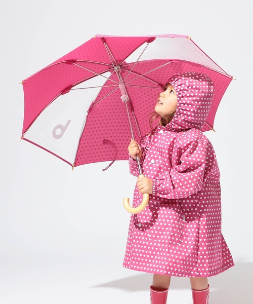 こども ビームス（コドモビームス）の「窓付き bロゴ カラー 長傘 (45～50cm)（長傘・キッズ・ブルー系その他/レッド系その他/サックスブルー/チャコールグレー/ネイビー/バイオレット・50cm/45cm）」の11枚目の写真