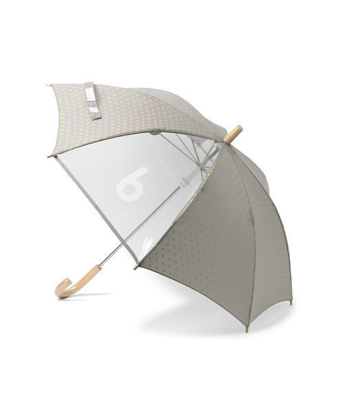 こども ビームス（コドモビームス）の「窓付き bロゴ カラー 長傘 (45～50cm)（長傘・キッズ・ブルー系その他/レッド系その他/サックスブルー/チャコールグレー/ネイビー/バイオレット・50cm/45cm）」の8枚目の写真