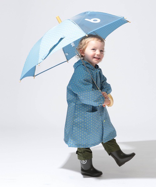 こども ビームス（コドモビームス）の「窓付き bロゴ カラー 長傘 (45～50cm)（長傘・キッズ・ブルー系その他/レッド系その他/サックスブルー/チャコールグレー/ネイビー/バイオレット・50cm/45cm）」の12枚目の写真