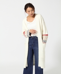 【WEB限定価格】5ゲージMIXロングカーディガン長袖/737443