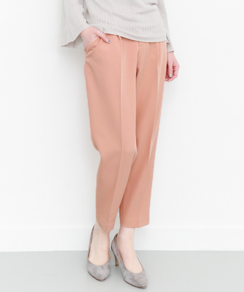 KBF（ケイビーエフ）の「KBF スリムパンツ（その他パンツ・レディース・ライトグレー/ピンク/ネイビー・38/36）」の3枚目の写真