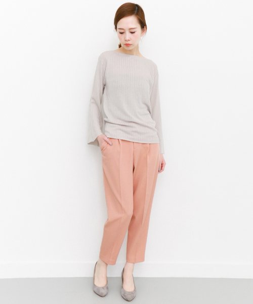 KBF（ケイビーエフ）の「KBF スリムパンツ（その他パンツ・レディース・ライトグレー/ピンク/ネイビー・38/36）」の16枚目の写真