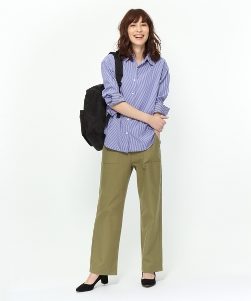 LAKOLE（ラコレ）の「【撥水】ナイロンバックパック(S) / LAKOLE（バックパック/リュック・レディース・カーキ/ブラック/ホワイト・FREE）」の7枚目の写真