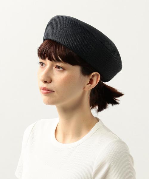 Steven Alan（スティーブンアラン）の「＜Steven Alan＞BLADE BERET/ﾍﾞﾚｰ帽（ハンチング/ベレー帽・レディース・ブラック/ダークブラウン/ネイビー・FREE）」の8枚目の写真