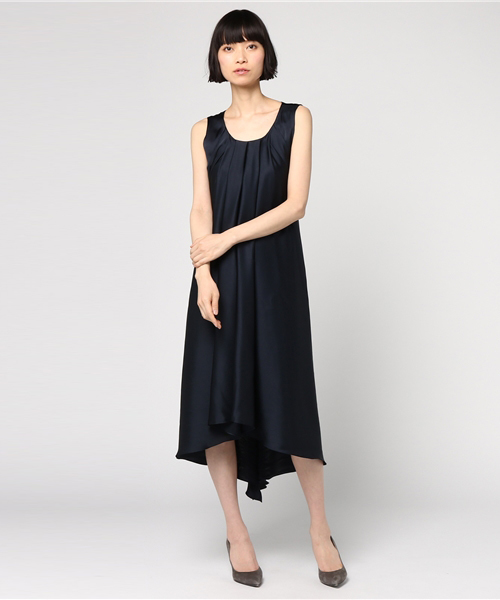 セール サテンドレープ２wayワンピース ワンピース ワンピース Allureville アルアバイル のファッション