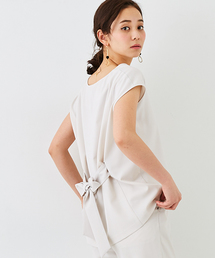 STUDIOUS | 【WEB限定】STUDIOUS バックフレアーサッシュブラウス(シャツ/ブラウス)