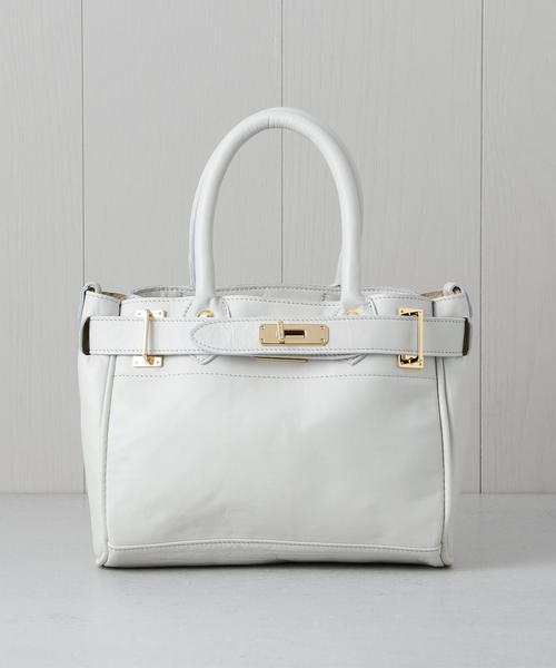 H　BEAUTY&YOUTH UNITED ARROWS（エイチビューティーアンドユースユナイテッドアローズ）の「＜sita parantica＞MINI BAG/ﾊﾞｯｸﾞ ◆（トートバッグ・レディース・オフホワイト/ゴールド/ブラック/オレンジ系その他・FREE）」の2枚目の写真