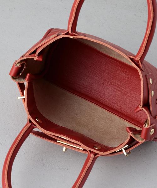 H　BEAUTY&YOUTH UNITED ARROWS（エイチビューティーアンドユースユナイテッドアローズ）の「＜sita parantica＞MINI BAG/ﾊﾞｯｸﾞ ◆（トートバッグ・レディース・オフホワイト/ゴールド/ブラック/オレンジ系その他・FREE）」の5枚目の写真