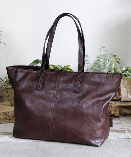 Un coeur（アンクール）の「【UCR/ユーシーアール】COLORS トート 311285（トートバッグ・メンズ・ブラック/ネイビー/グレー/ブラウン/カーキ/イエロー・FREE）」の16枚目の写真