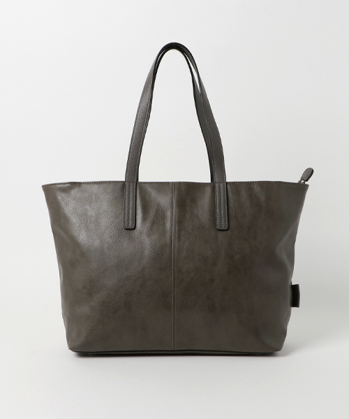 Un coeur（アンクール）の「【UCR/ユーシーアール】COLORS トート 311285（トートバッグ・メンズ・ブラック/ネイビー/グレー/ブラウン/カーキ/イエロー・FREE）」の2枚目の写真