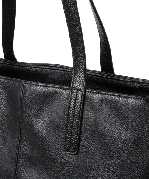 Un coeur（アンクール）の「【UCR/ユーシーアール】COLORS トート 311285（トートバッグ・メンズ・ブラック/ネイビー/グレー/ブラウン/カーキ/イエロー・FREE）」の12枚目の写真