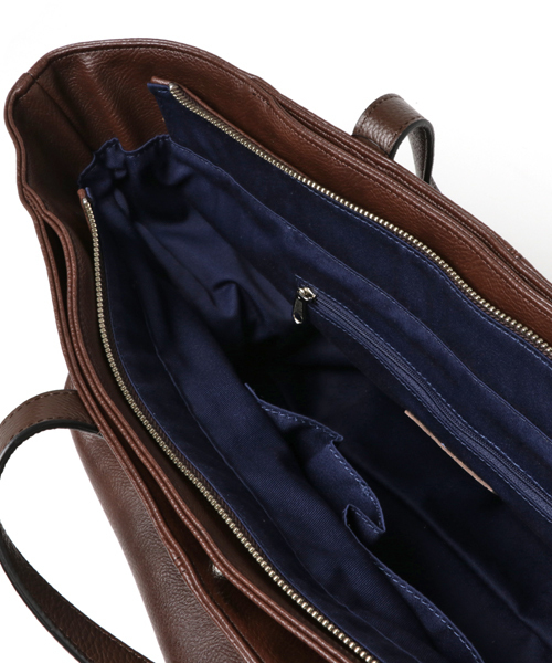 Un coeur（アンクール）の「【UCR/ユーシーアール】COLORS トート 311285（トートバッグ・メンズ・ブラック/ネイビー/グレー/ブラウン/カーキ/イエロー・FREE）」の17枚目の写真