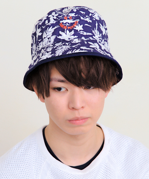 14+(イチヨンプラス)の「2wayバケットハット(ハット・メンズ・ブルー/カーキ/イエロー/ネイビー・FREE)」の1枚目の写真