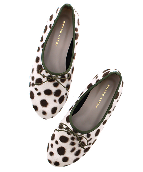 JELLY BEANS（ジェリービーンズ）の「【WEB限定】【Made in Japan】甲深バレエシューズ(134-1429)JELLY BEANS(ジェリービーンズ)（バレエシューズ・レディース・ブラック/ワイン/ネイビー/アニマル/ブラック×ブラック/ピンクベージュ/アイボリー/シルバー/ブルー系その他/レオパード/グレイッシュベージュ/アンティークシルバー/ブラック系その他/ベージュ系その他・24.5/23/23.5/22.5/24）」の14枚目の写真