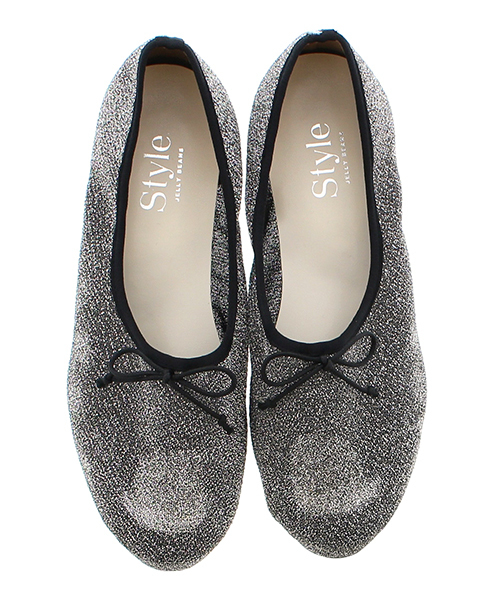 JELLY BEANS（ジェリービーンズ）の「【WEB限定】【Made in Japan】甲深バレエシューズ(134-1429)JELLY BEANS(ジェリービーンズ)（バレエシューズ・レディース・ブラック/ワイン/ネイビー/アニマル/ブラック×ブラック/ピンクベージュ/アイボリー/シルバー/ブルー系その他/レオパード/グレイッシュベージュ/アンティークシルバー/ブラック系その他/ベージュ系その他・24.5/23/23.5/22.5/24）」の16枚目の写真