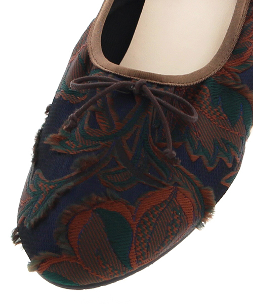 JELLY BEANS（ジェリービーンズ）の「【WEB限定】【Made in Japan】甲深バレエシューズ(134-1429)JELLY BEANS(ジェリービーンズ)（バレエシューズ・レディース・ブラック/ワイン/ネイビー/アニマル/ブラック×ブラック/ピンクベージュ/アイボリー/シルバー/ブルー系その他/レオパード/グレイッシュベージュ/アンティークシルバー/ブラック系その他/ベージュ系その他・24.5/23/23.5/22.5/24）」の19枚目の写真