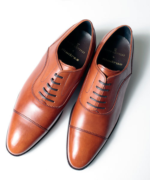 NANO universe（ナノユニバース）の「ストレートチップ(NU×madras)（ドレスシューズ・メンズ・ブラック/ブラウン/キャメル/ボルドー・6.5/7/7.5/8/8.5）」の4枚目の写真