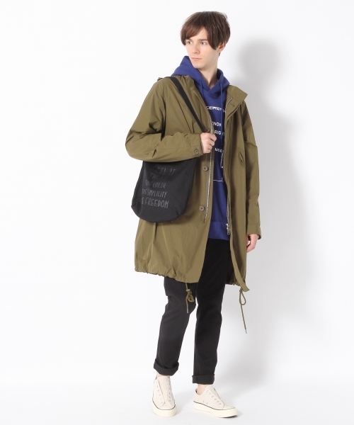 GLOBAL WORK（グローバルワーク）の「ウラケプリントスウェットパーカー/770524（パーカー・メンズ・ホワイト/ブラック/ブルー/ライトグリーン・SMALL/MEDIUM/LARGE/X-LARGE）」の5枚目の写真