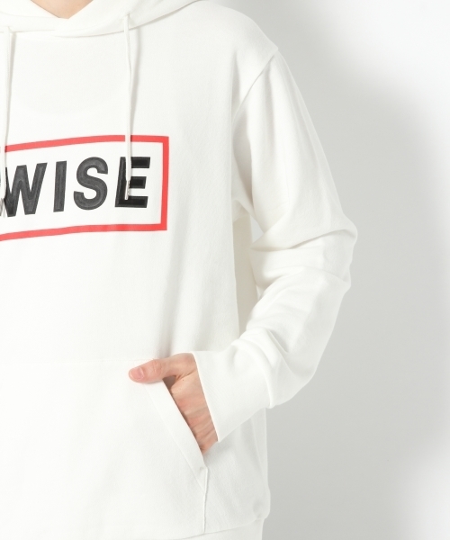 GLOBAL WORK（グローバルワーク）の「ウラケプリントスウェットパーカー/770524（パーカー・メンズ・ホワイト/ブラック/ブルー/ライトグリーン・SMALL/MEDIUM/LARGE/X-LARGE）」の16枚目の写真