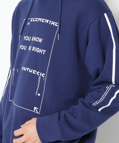 GLOBAL WORK（グローバルワーク）の「ウラケプリントスウェットパーカー/770524（パーカー・メンズ・ホワイト/ブラック/ブルー/ライトグリーン・SMALL/MEDIUM/LARGE/X-LARGE）」の22枚目の写真