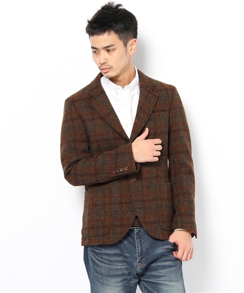 美品　HARRISTWEED×RATTLE TRAP　40　テーラードジャケット RATTLE TRAP（ラトルトラップ）の「<Shanhouse別注>ハリスツイード