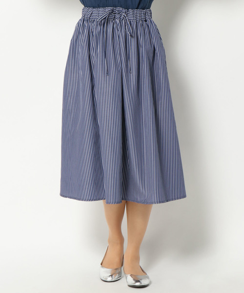 LBC（エルビーシー）の「TCギャザースカート（スカート・レディース・オリーブ/ブルー・MEDIUM/LARGE）」の5枚目の写真