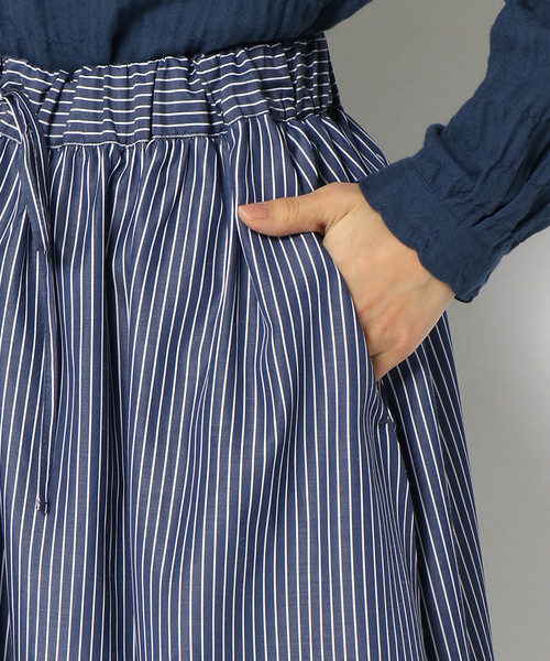 LBC（エルビーシー）の「TCギャザースカート（スカート・レディース・オリーブ/ブルー・MEDIUM/LARGE）」の3枚目の写真