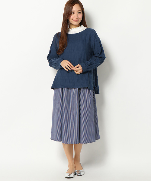 LBC（エルビーシー）の「TCギャザースカート（スカート・レディース・オリーブ/ブルー・MEDIUM/LARGE）」の9枚目の写真