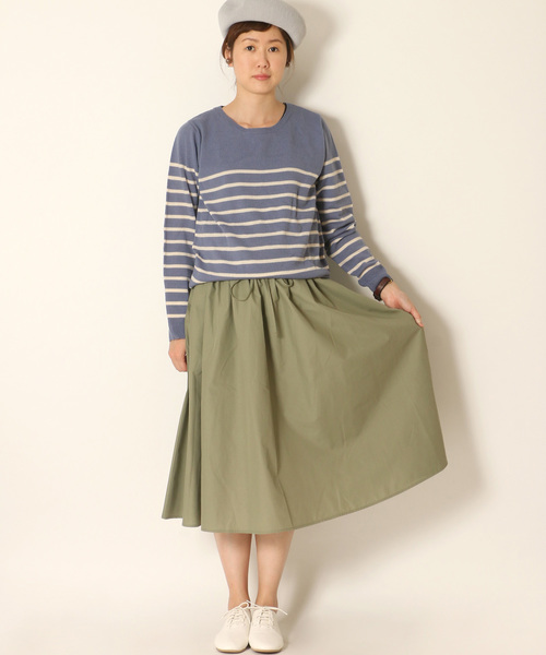 LBC（エルビーシー）の「TCギャザースカート（スカート・レディース・オリーブ/ブルー・MEDIUM/LARGE）」の8枚目の写真