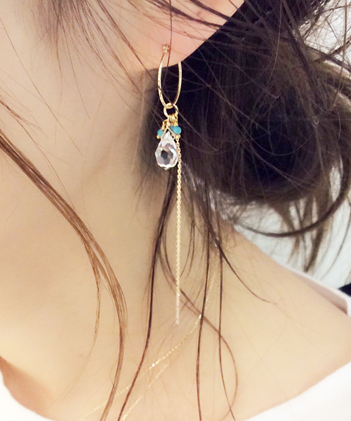 ピアス（両耳用） K10ピアス