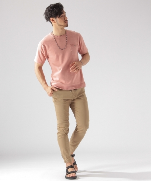 BAYFLOW（ベイフロー）の「BAYFLOW／チノスキニージョガーパンツ 18SS（その他パンツ・メンズ・ベージュ/カーキ/ネイビー・LARGE/MEDIUM/SMALL）」の13枚目の写真