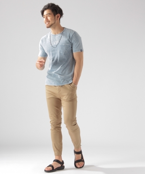 BAYFLOW（ベイフロー）の「BAYFLOW／チノスキニージョガーパンツ 18SS（その他パンツ・メンズ・ベージュ/カーキ/ネイビー・LARGE/MEDIUM/SMALL）」の7枚目の写真