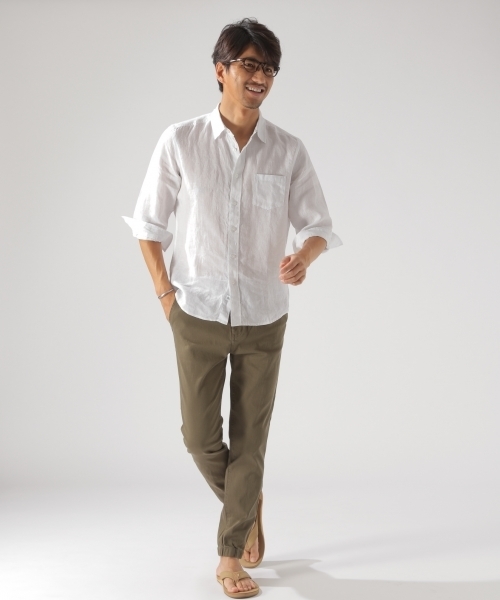 BAYFLOW（ベイフロー）の「BAYFLOW／チノスキニージョガーパンツ 18SS（その他パンツ・メンズ・ベージュ/カーキ/ネイビー・LARGE/MEDIUM/SMALL）」の18枚目の写真