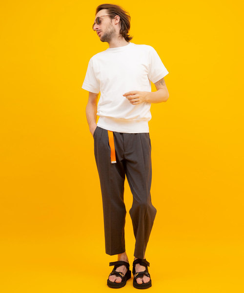 UNITED TOKYO（ユナイテッドトウキョウ）の「リネンライクアンクルテーパードスラックス（スラックス・メンズ・グレー/ベージュ/ブラック・1/2/3）」の7枚目の写真