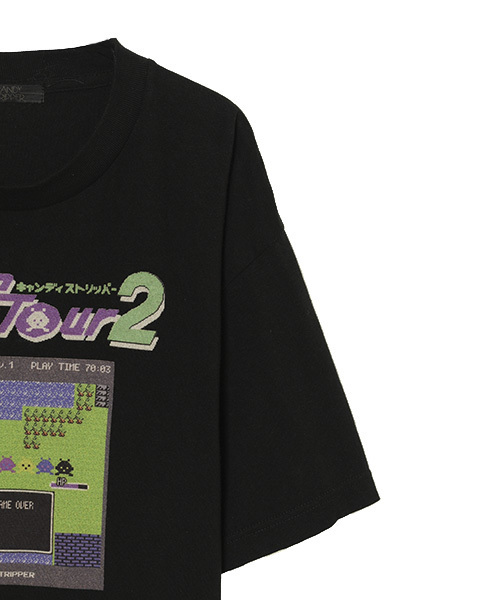 Candy Stripper(キャンディストリッパー)の「CANDY ADVENTURE TOUR Tシャツ(Tシャツ/カットソー・レディース・ホワイト/ブラック・3/4)」の5枚目の写真