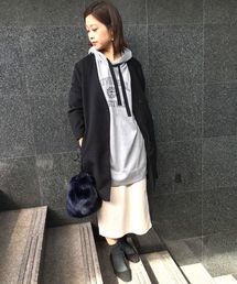 YECCA VECCA | Ｐ．Ｖネックコート(ピーコート)